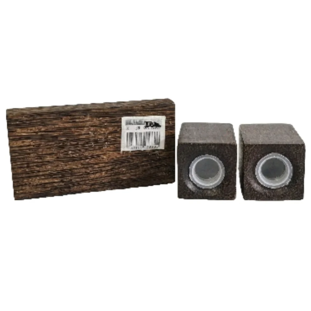 Kultura Wooden Salt & Pepper Shakers Condiments  Kitchen Seasoning Container